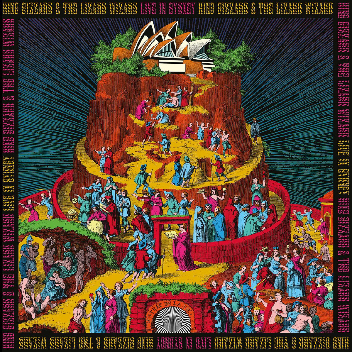 King Gizzard & The Lizard Wizard - Live In Sydney (Fuzz Club Official Bootleg) (PINK, GOLD & BLUE VINYL) - Vinyl