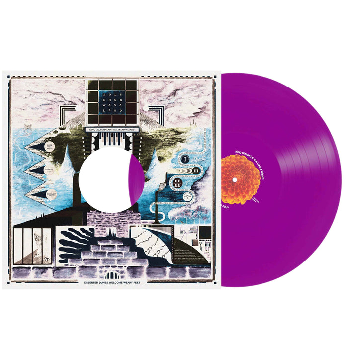King Gizzard & The Lizard Wizard - Polygondwanaland (100% Recycled Plastic (r-PET), 180 Gram Translucent Purple) - Vinyl