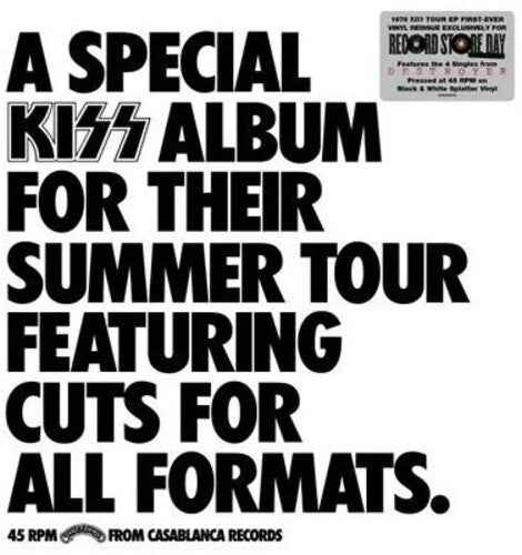 Kiss - A Special KISS Tour Album (RSD Exclusive, Extended Play, 45 RPM, Black & White Splatter Colored Vinyl) - Vinyl