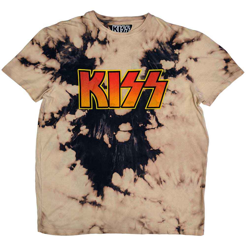 Kiss - Classic Logo - T-Shirt Brown, Black