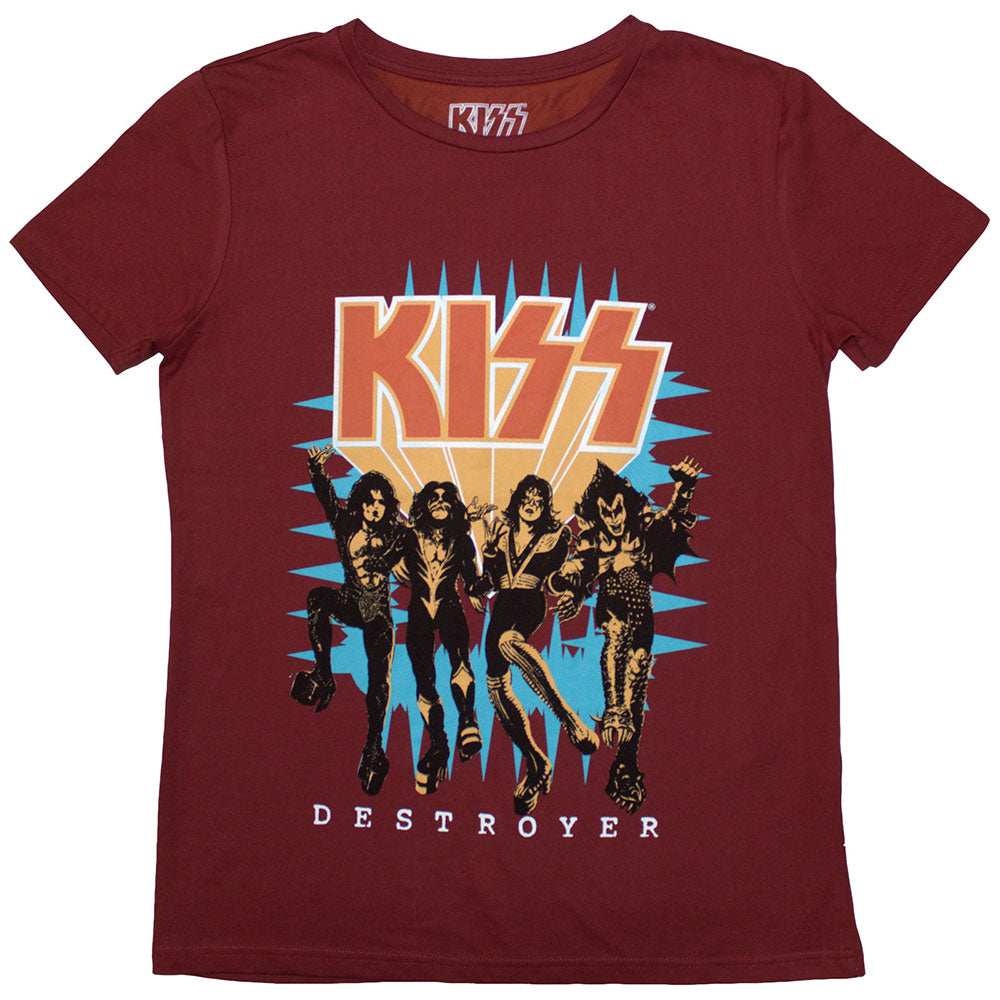 Kiss - Destroyer 3D Logo - Red