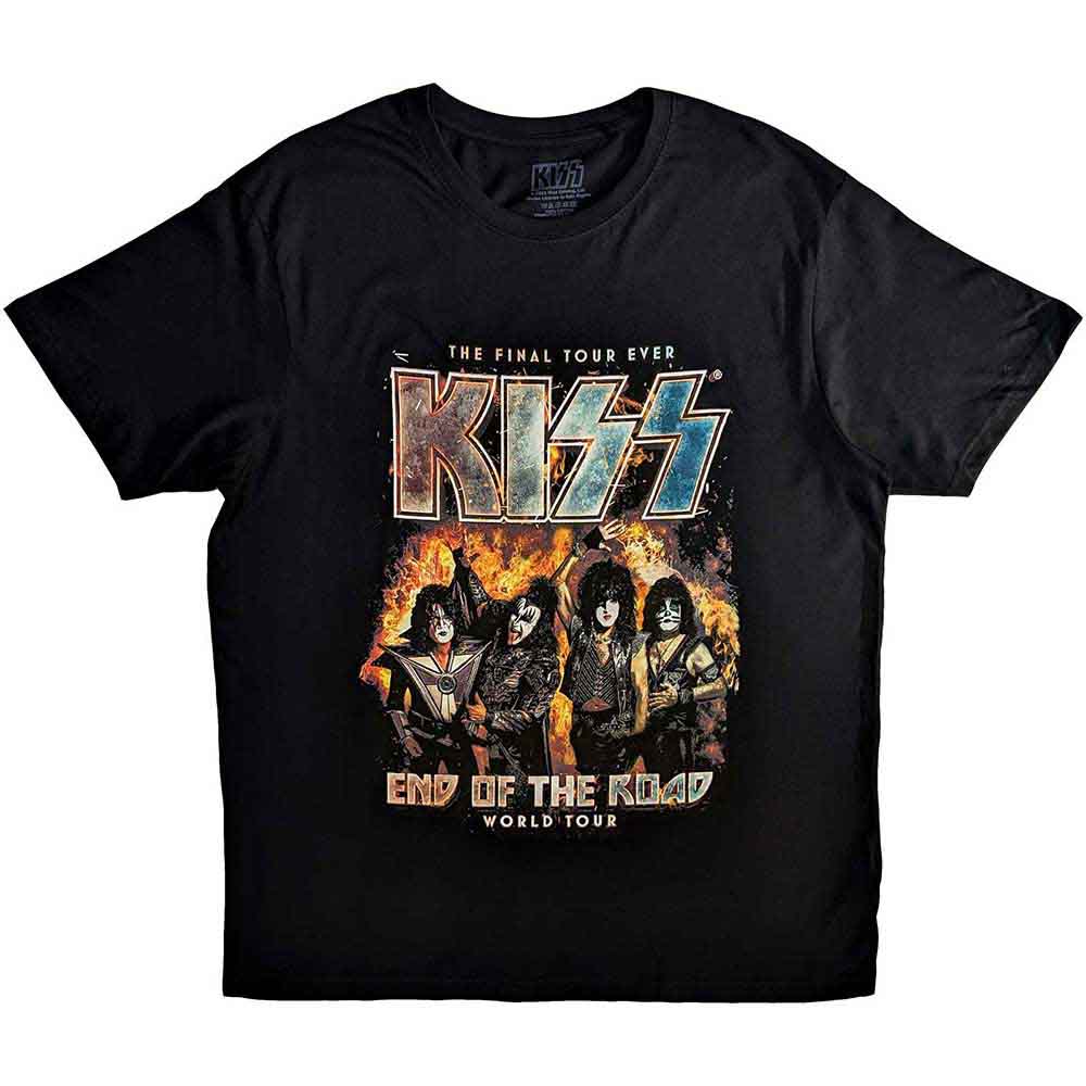Kiss - End Of The Road Final Tour - T-Shirt Black