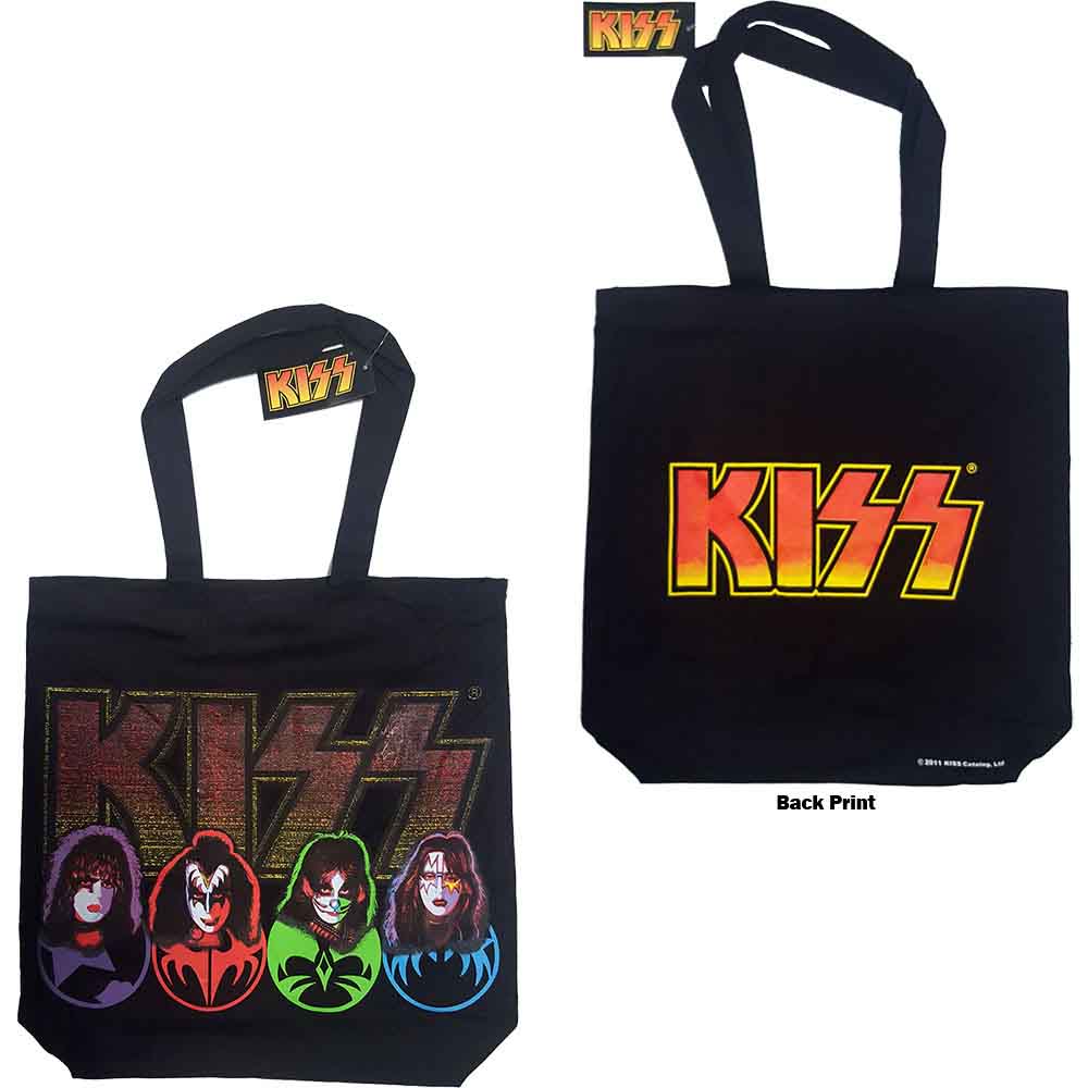 Kiss - Faces & Logo - Bag Multicolour
