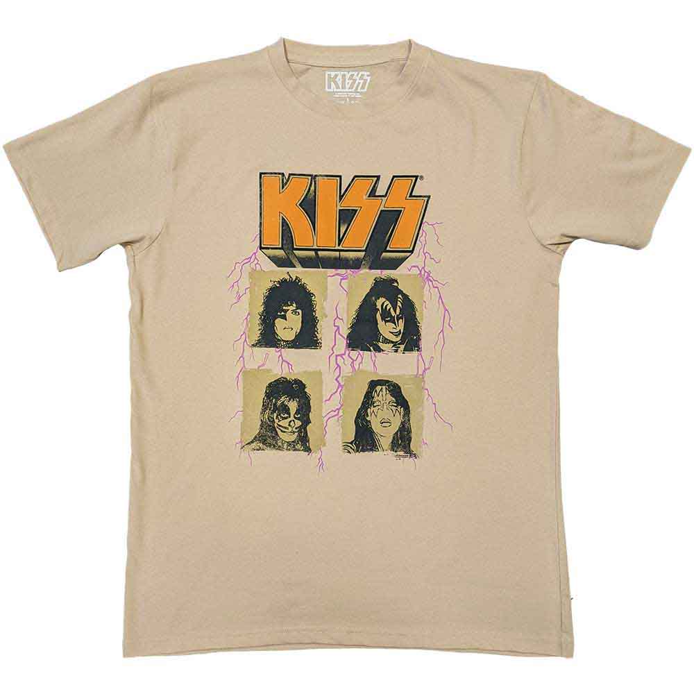 Kiss - Lightning Photo - T-Shirt Neutral