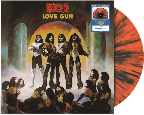 Kiss - Love Gun (Limited Edition, Tangerine/ Aqua Splatter Colored Vinyl) - Vinyl