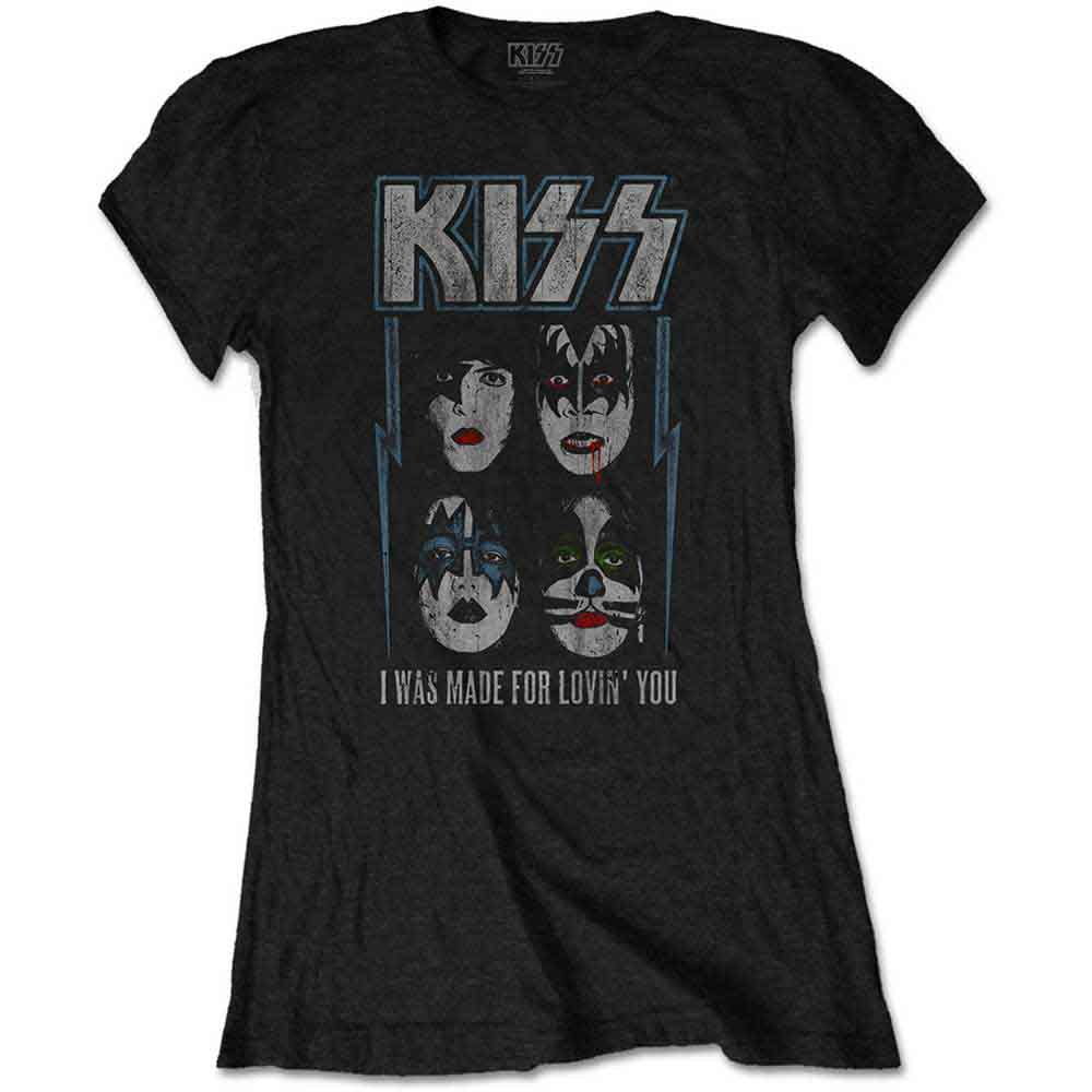 Kiss - Made For Lovin' You - T-Shirt Black