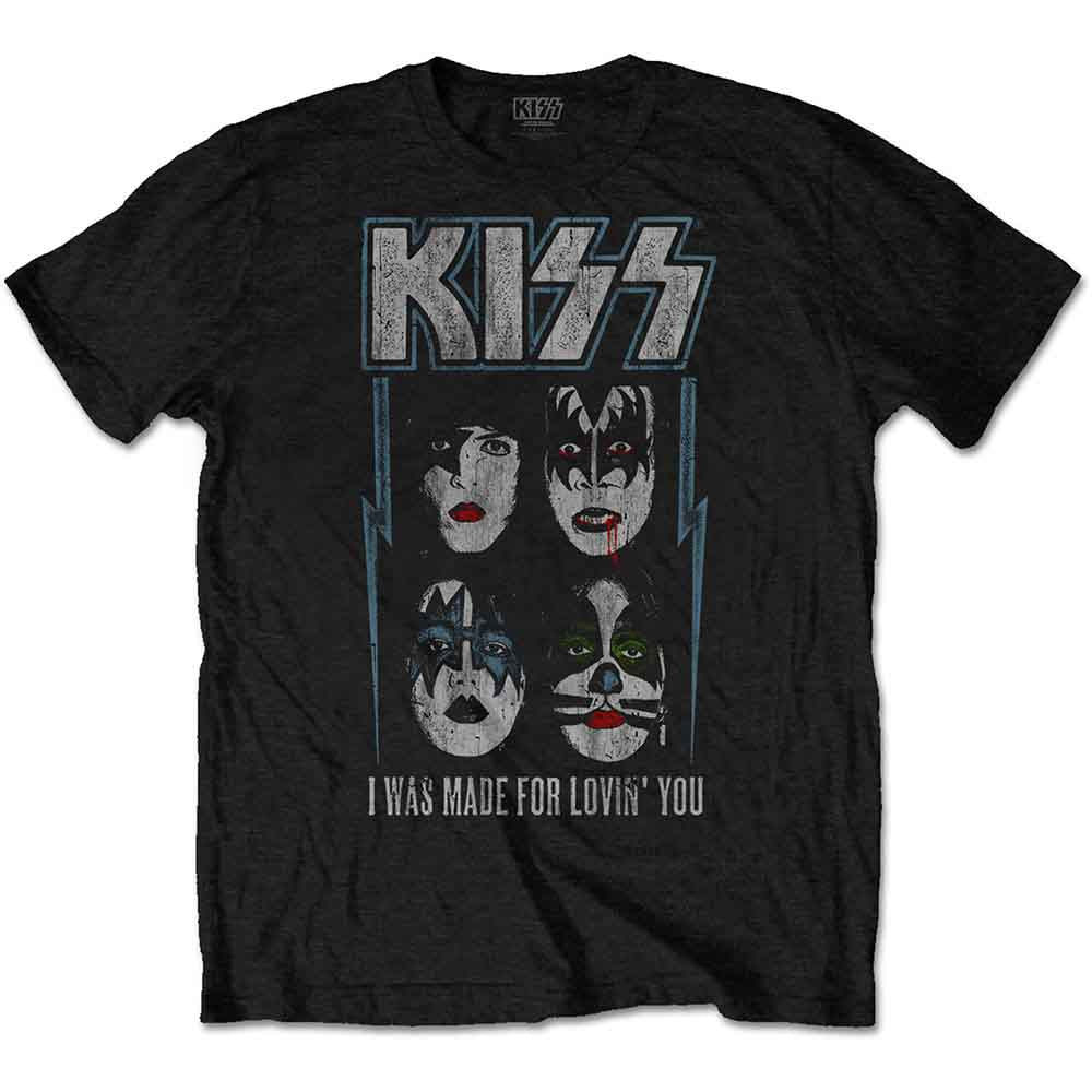 Kiss - Made For Lovin' You - T-Shirt Black