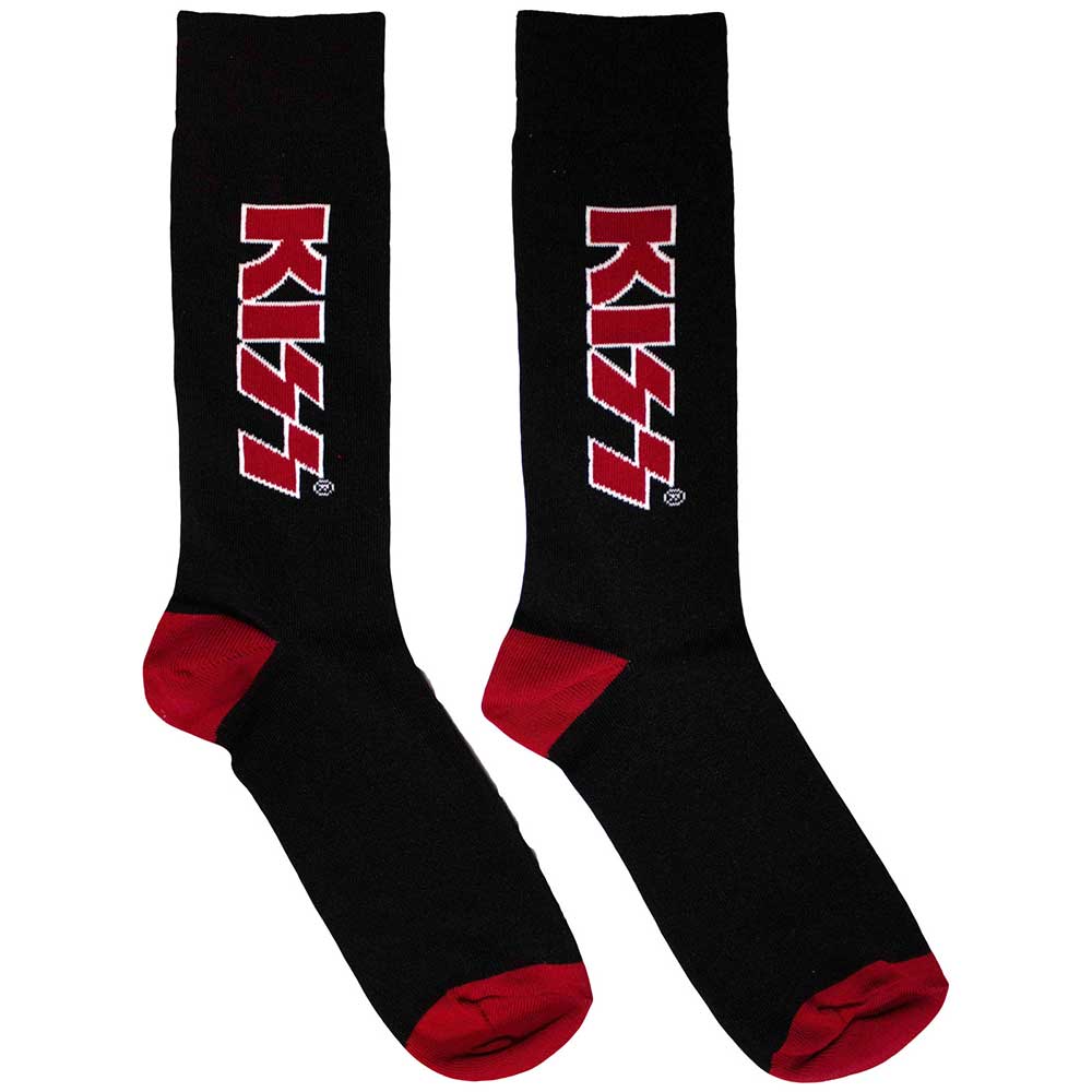 Kiss - Red Logo - Black