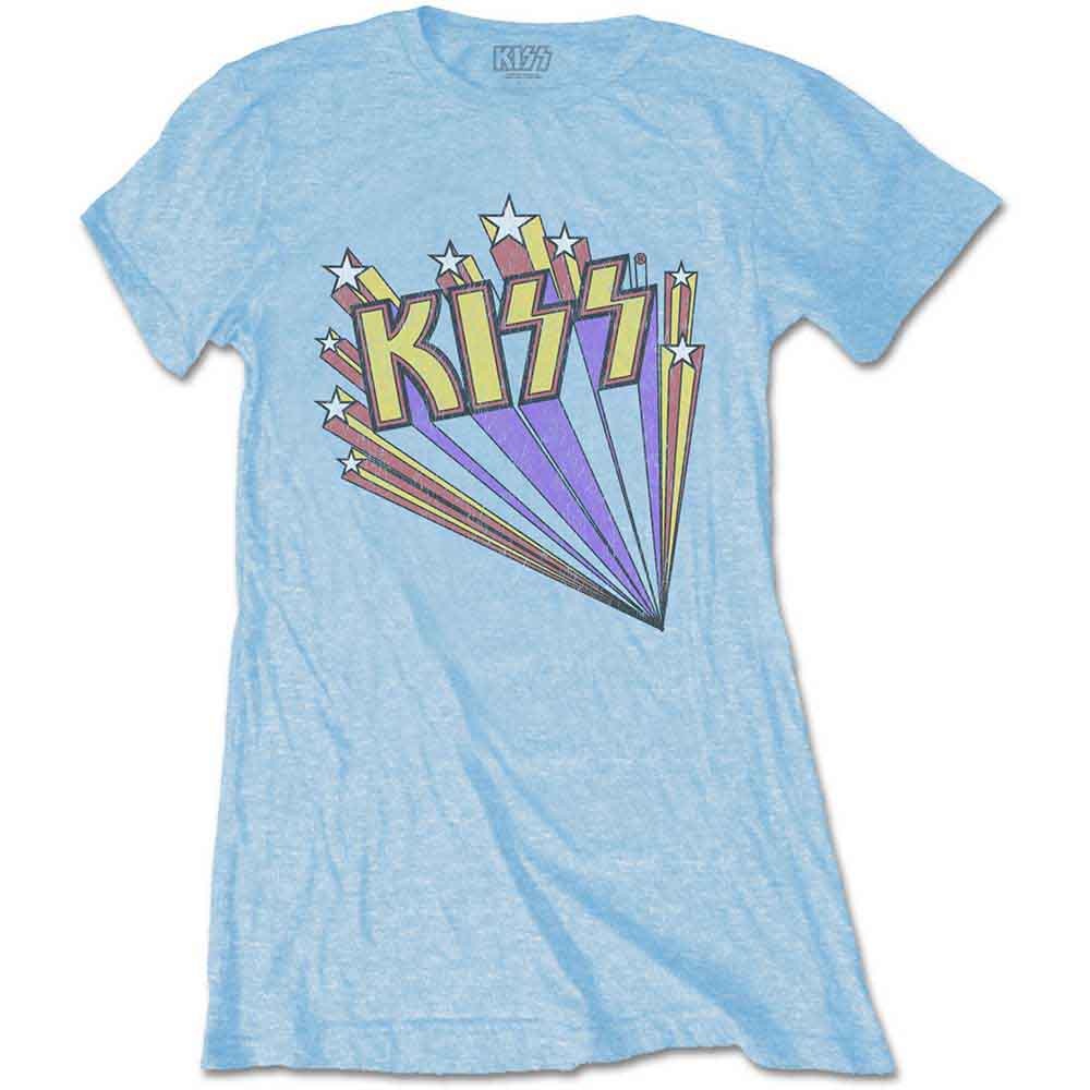 Kiss - Stars - T-Shirt Blue