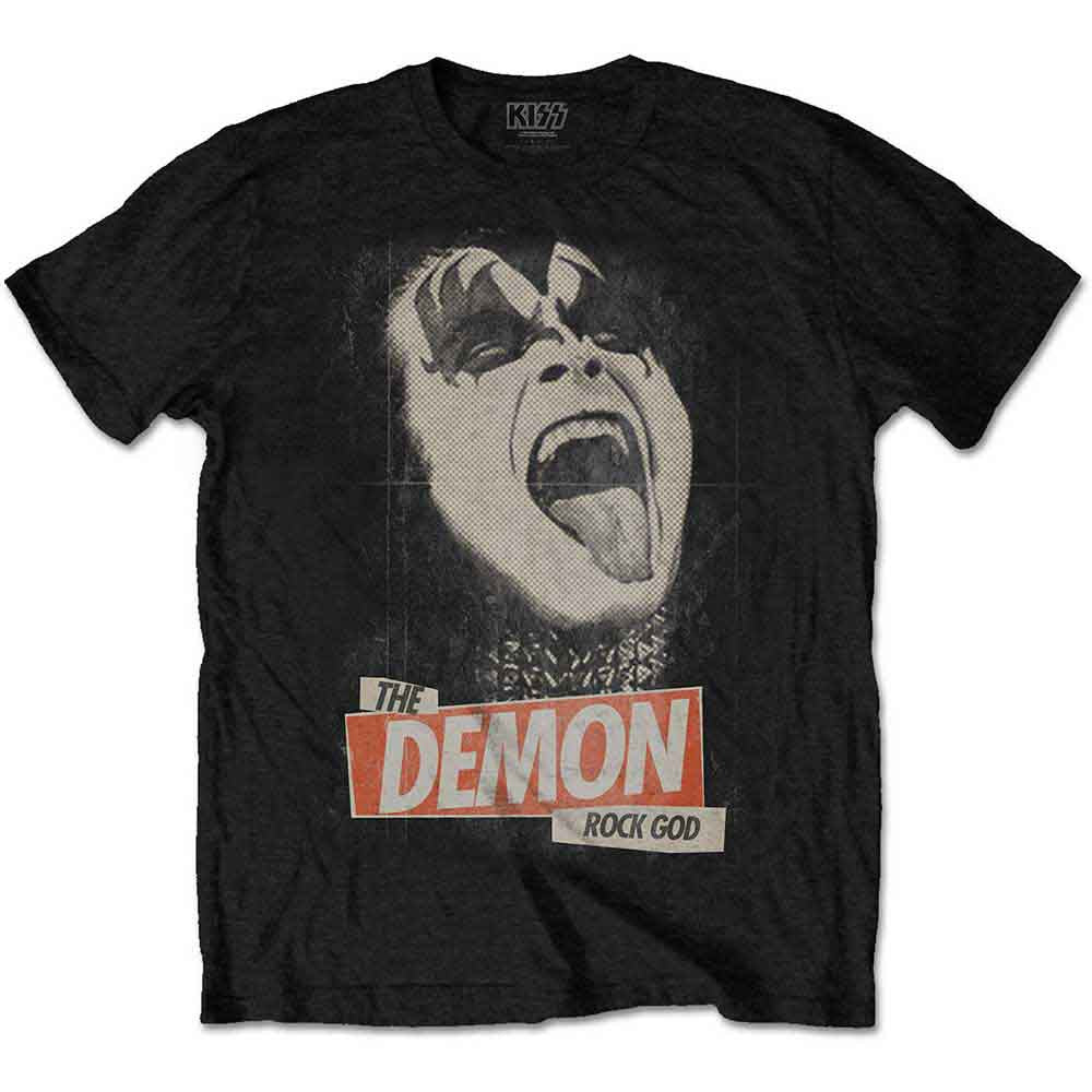 Kiss - The Demon Rock - T-Shirt Black