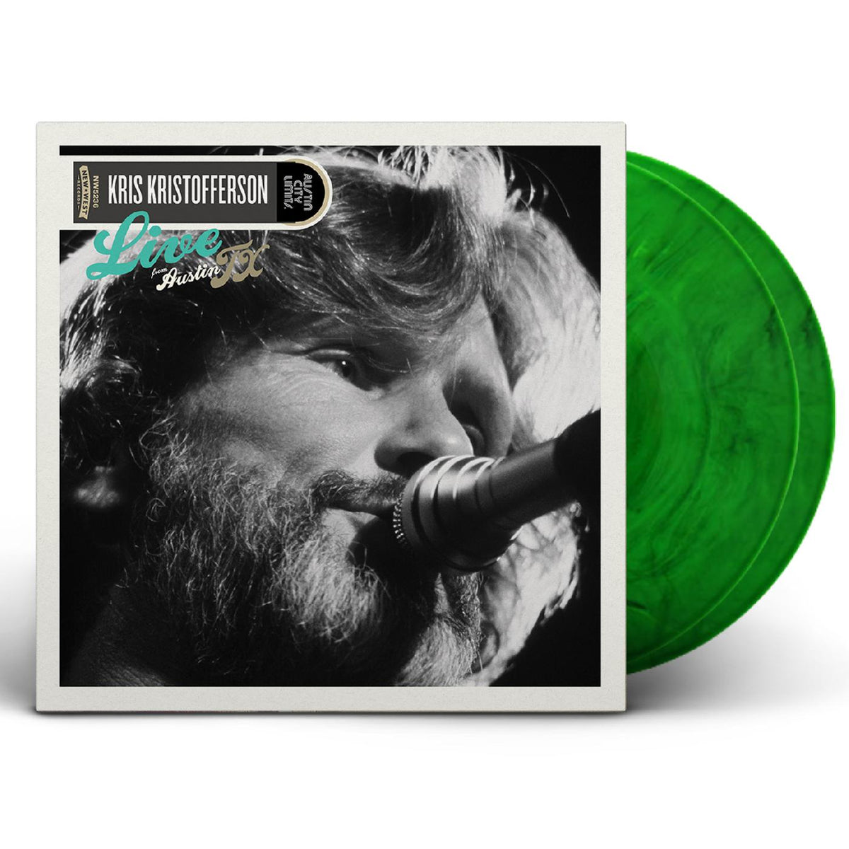Kris Kristofferson - Live From Austin, TX (GREEN/GREY SPLATTER VINYL) - Vinyl
