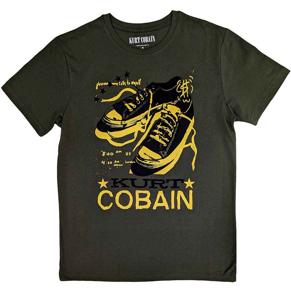Kurt Cobain - Converse - T-Shirt Green