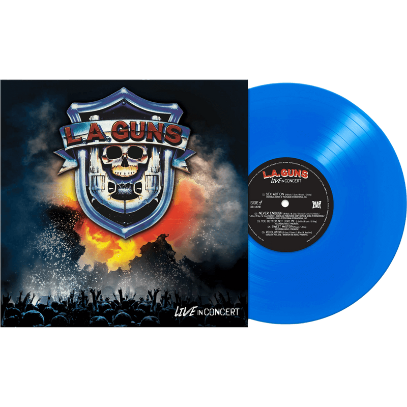 L.A. Guns - Live In Concert (Colored Vinyl, Blue, Limited Edition) - Vinyl