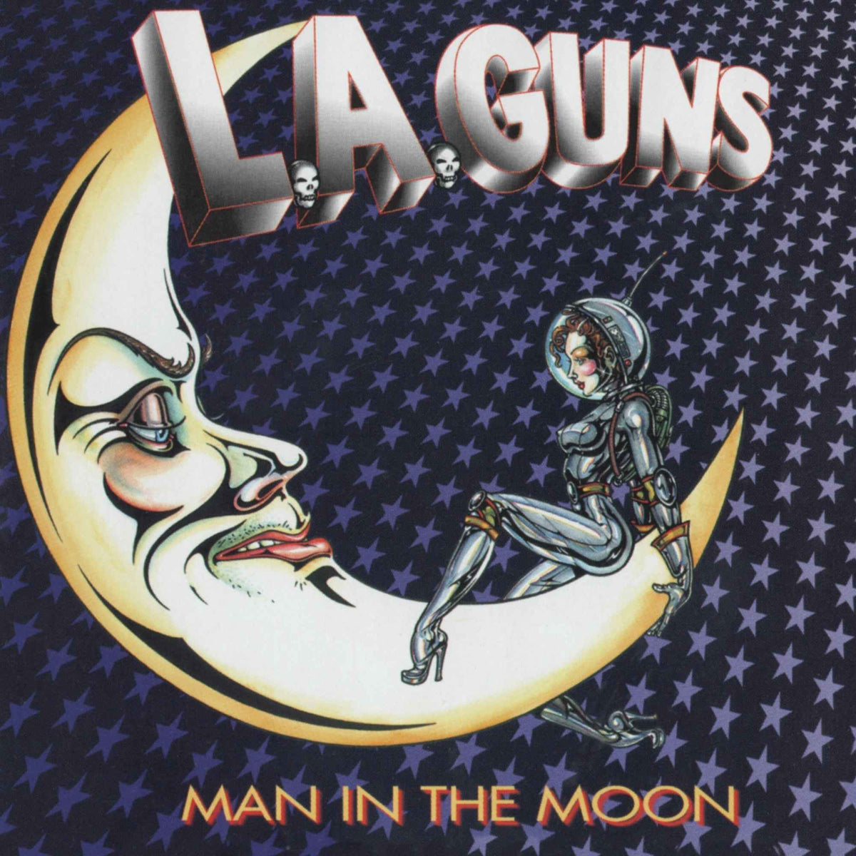L.A. Guns - Man In The Moon (25Th Anniversary Edition) [Metallic Silver Vinyl] - Vinyl