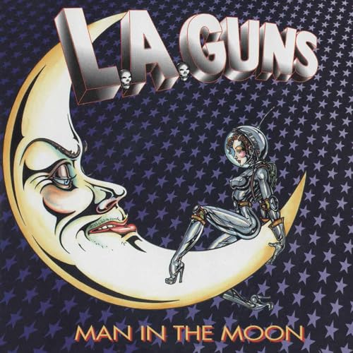 L.A. Guns - Man In The Moon (Cobalt Blue Vinyl) (Anniversary Edition) - Vinyl