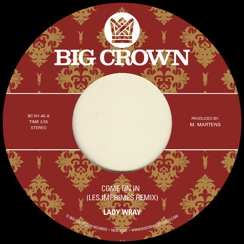 Lady Wray - Come On In (Les Imprimes Remix) / Under The Sun (Surprise Chef Remix) (7" Vinyl) - Vinyl
