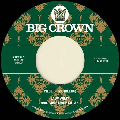 Lady Wray - Piece Of Me (feat. Ghostface Killah) b/ w Joy & Pain (Pete Rock Remix) (7" Single) - Vinyl
