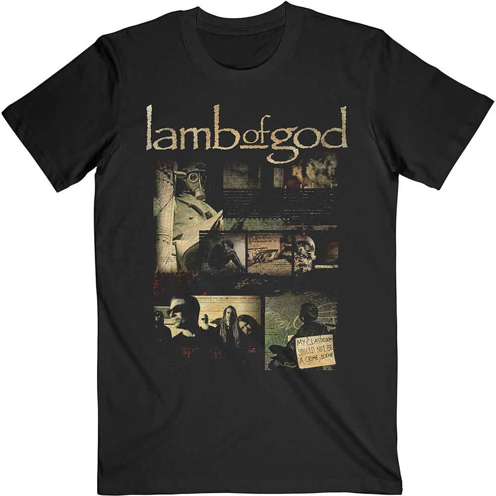 Lamb Of God - Album Collage - T-Shirt Black