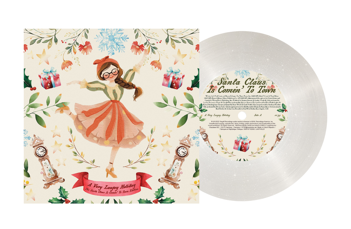 Laufey - A Very Laufey Holiday: The Santa Claus Is Comin’ To Town Edition [Snow Globe Glitter 7'] - Vinyl