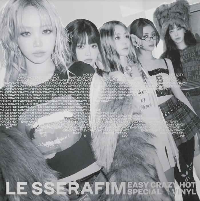 LE SSERAFIM - Easy-Crazy-Hot' Special Vinyl [Carbon Black] [Indie Exclusive] - Vinyl
