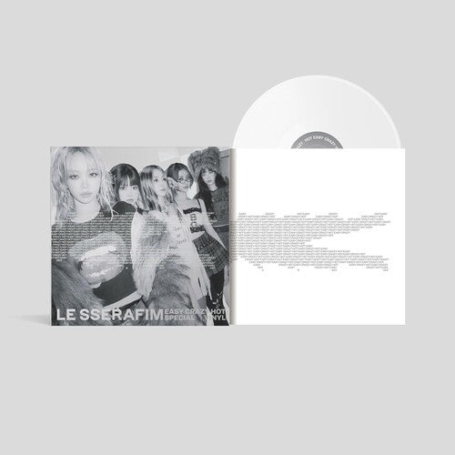 LE SSERAFIM - Easy-Crazy-Hot' Special Vinyl [SILVER WHITE] - Vinyl
