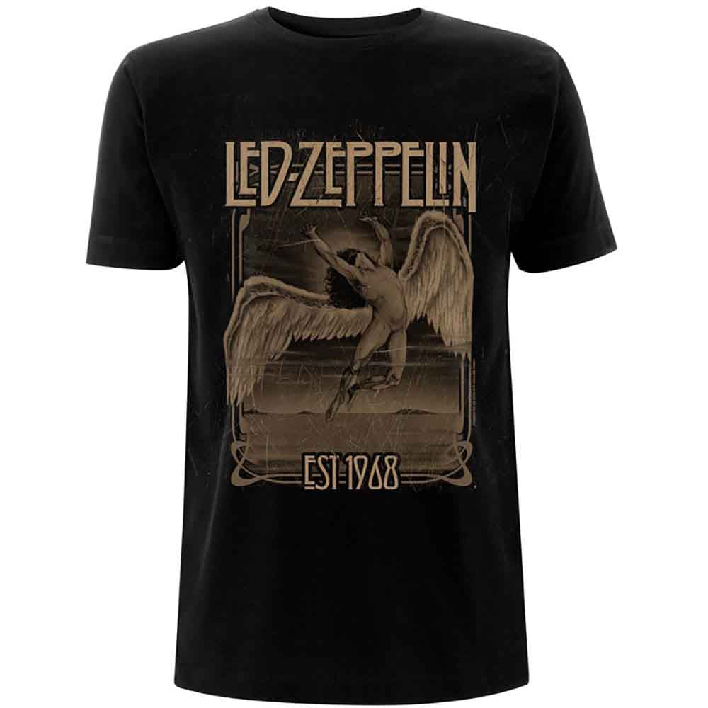 Led Zeppelin - Faded Falling - T-Shirt Black