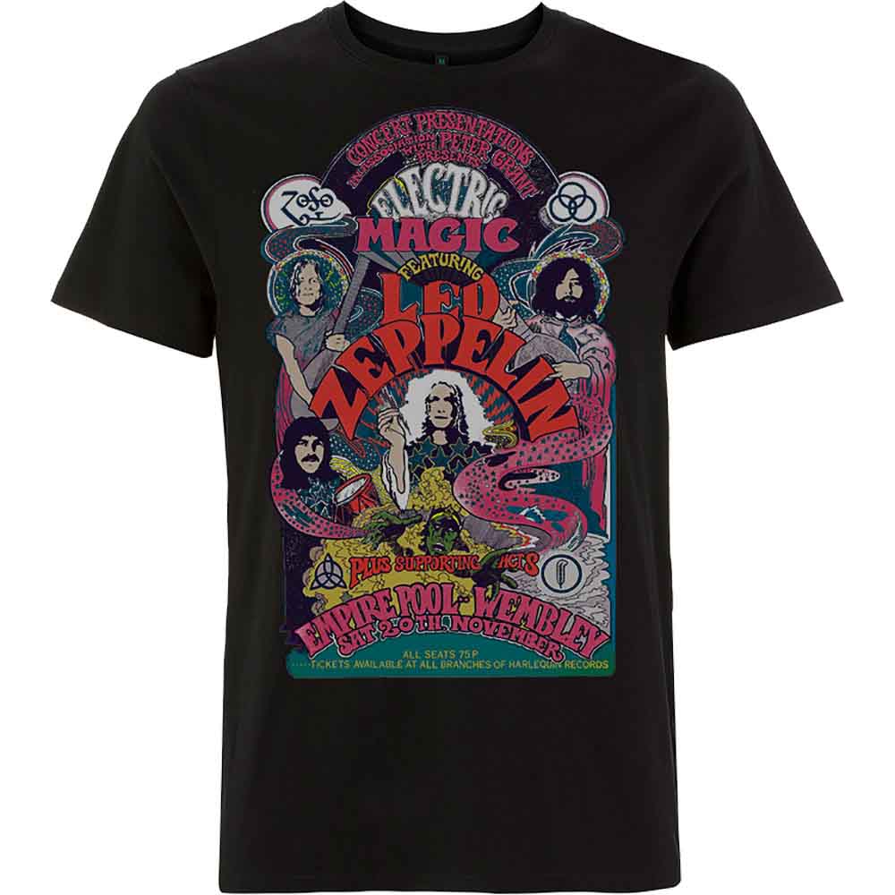 Led Zeppelin - Full Colour Electric Magic - T-Shirt Black
