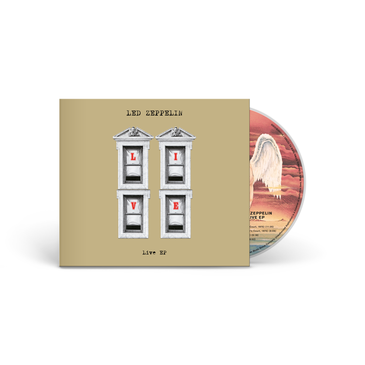 Led Zeppelin - Live Ep (Cd) [First-Time Audio Release Of 1975 & 1979 Performances] - CD