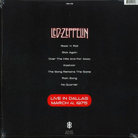 Led Zeppelin - Live In Dallas: March 4 1975 [Import] - Vinyl