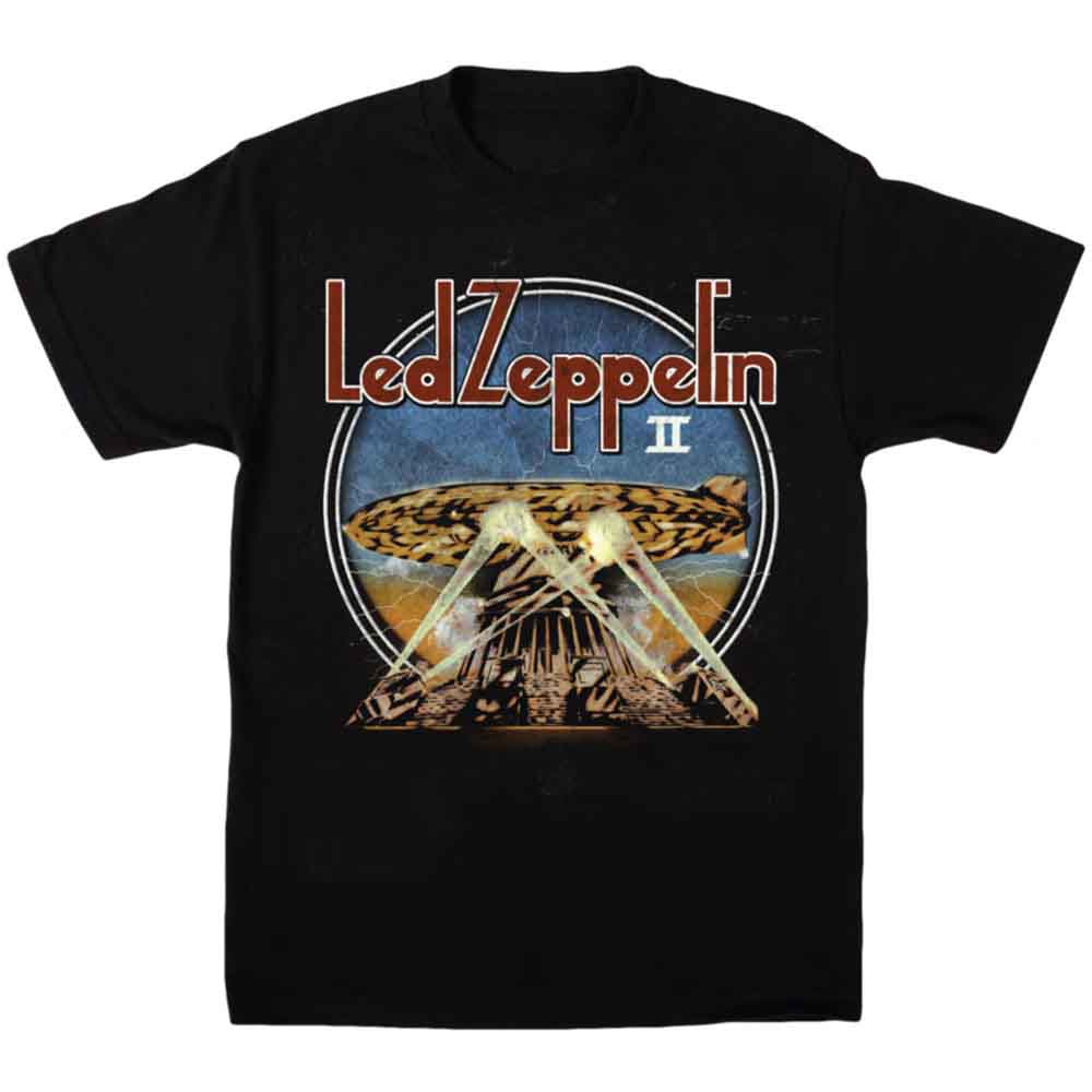 Led Zeppelin - LZII Searchlights - T-Shirt Black