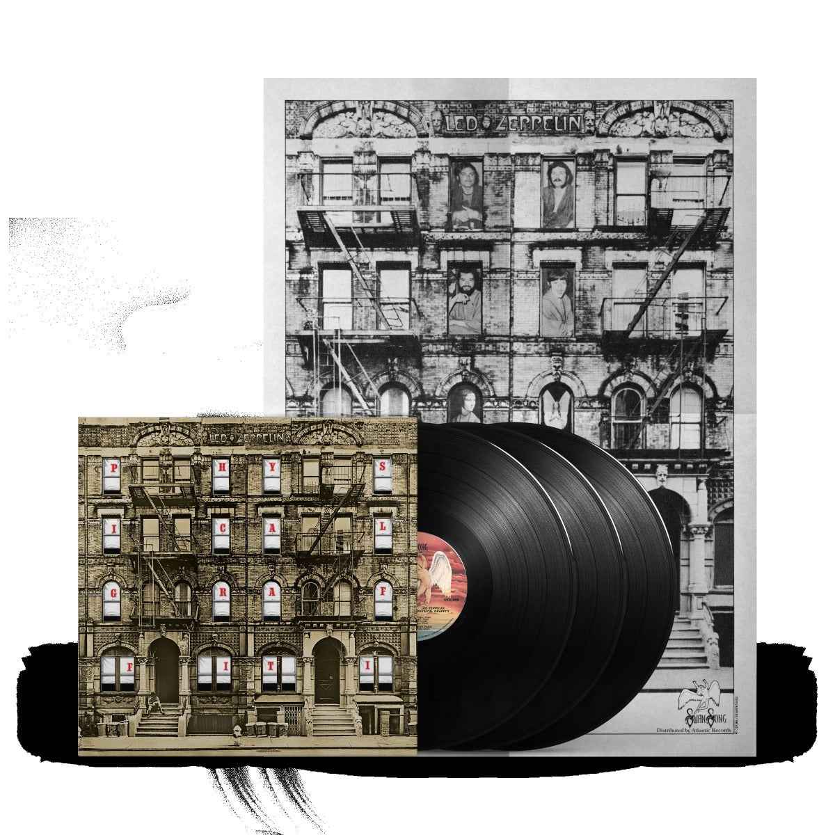Led Zeppelin - Physical Graffiti [50Th Anniversary Deluxe Edition] 3Lp Vinyl (Remastered + Poster) - Vinyl