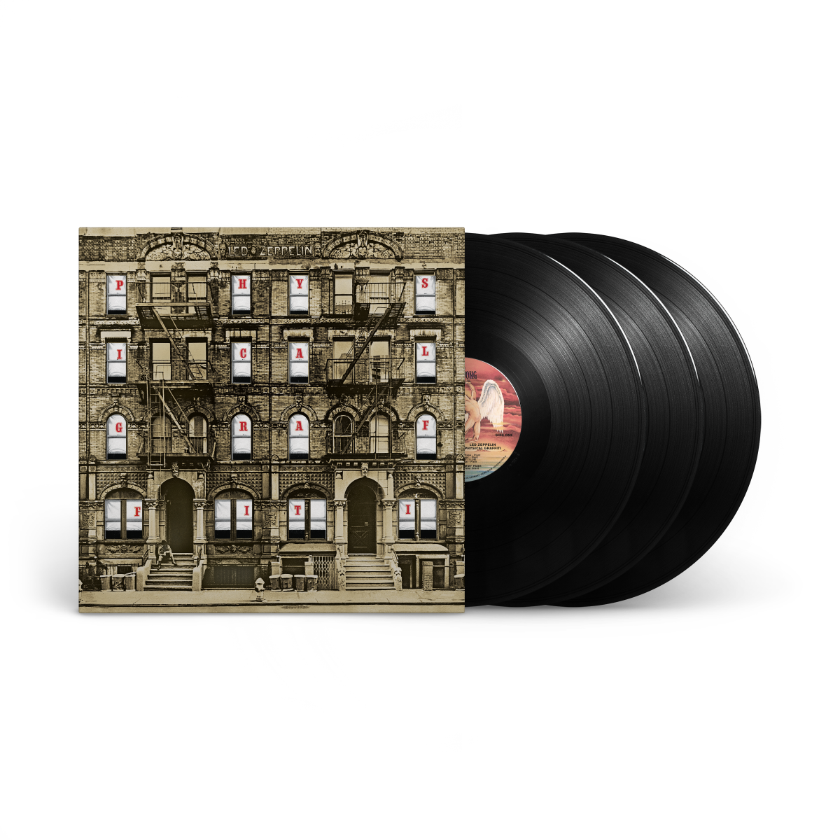 Led Zeppelin - Physical Graffiti [50Th Anniversary Deluxe Edition] 3Lp Vinyl (Remastered + Poster) - Vinyl