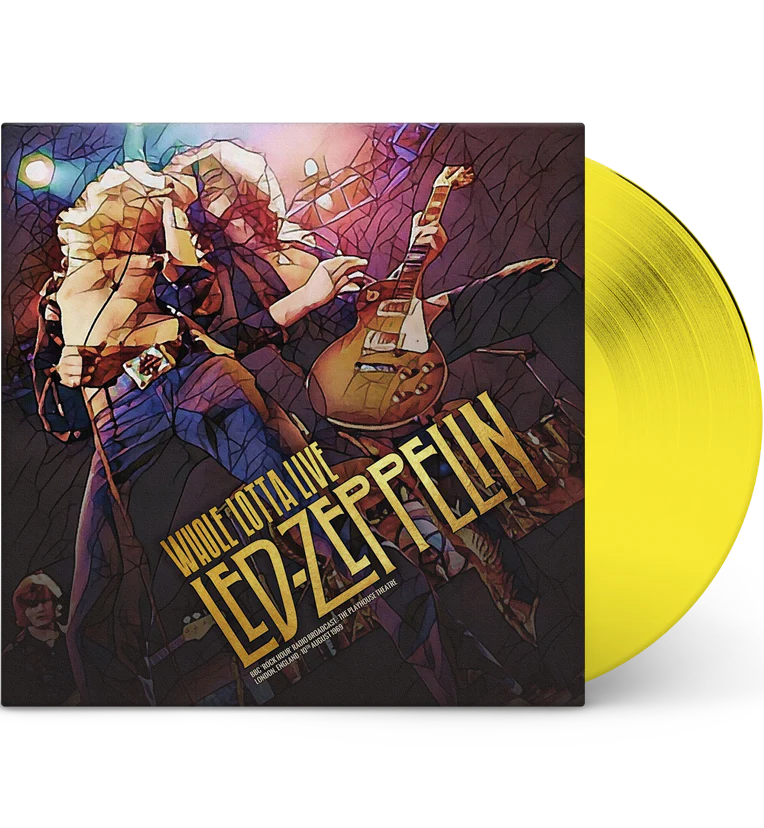 Led Zeppelin - Whole Lotta Live: The Playhouse Theatre, London, England- August 10th, 1969 (Limited Edition, Yellow Colored Vinyl) [Import] - Vinyl
