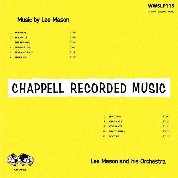 Lee Mason - Music By Lee Mason (1971) [LP] - Vinyl