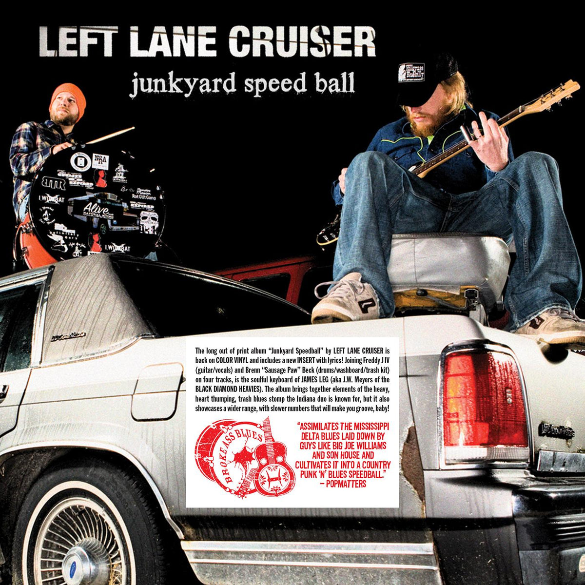 Left Lane Cruiser - Junkyard Speedball (RED & BLACK "SMASH" VINYL) - Vinyl