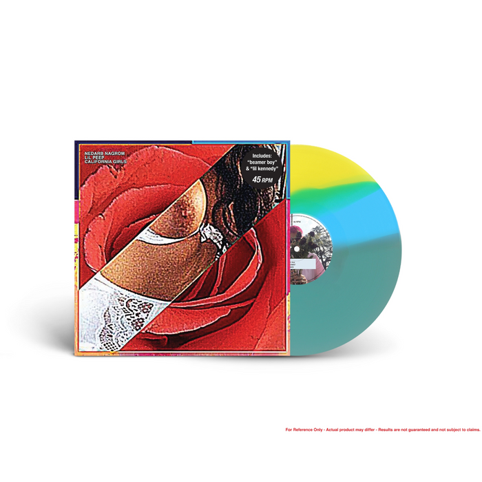 Lil Peep - California Girls (Tri-Color - Transparent Electric Blue + Sky Blue + Opaque Yellow) - Vinyl