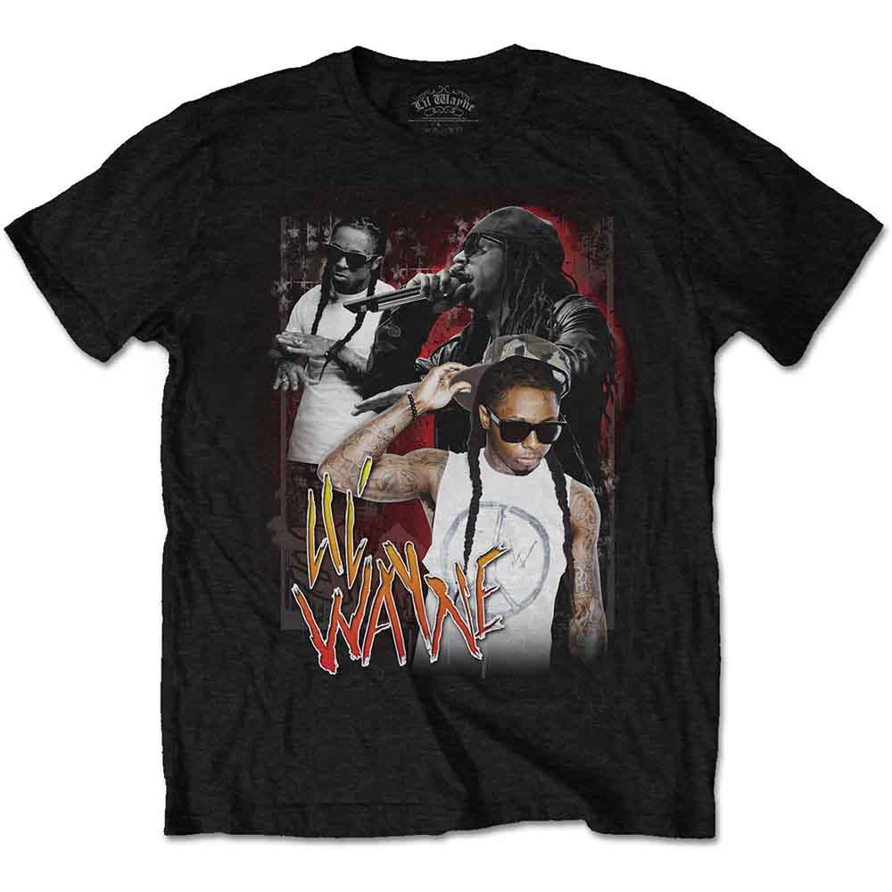 Lil Wayne - 90s Homage - T-Shirt Black