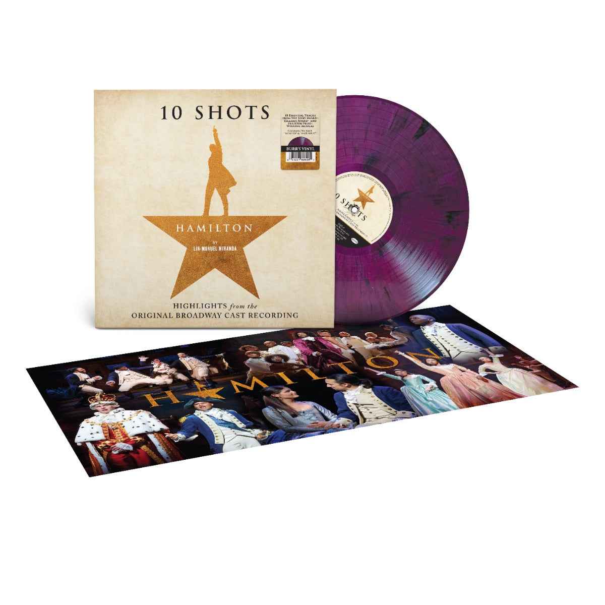 Lin-Manuel Miranda Leslie Odom Jr. Phillipa Soo Da - Hamilton: 10 Shots (Highlights From The Original Broadway Cast Recording) - Vinyl