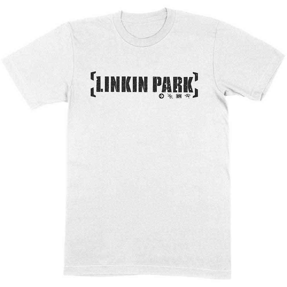 LINKIN PARK - Bracket Logo - T-Shirt White