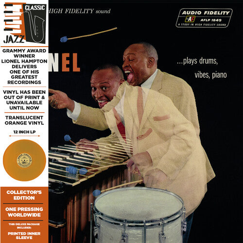 Lionel Hampton - Lionel... Plays Drums, Vibes, Piano (Colored Vinyl, Translucent Orange, Deluxe Edition, Limited Edition, Remastered) - Vinyl