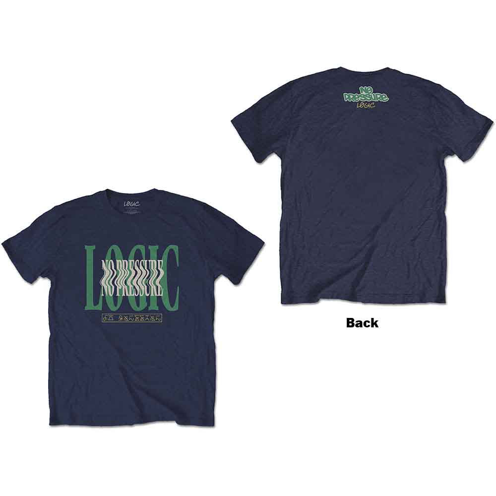 Logic - Wavy - T-Shirt Blue