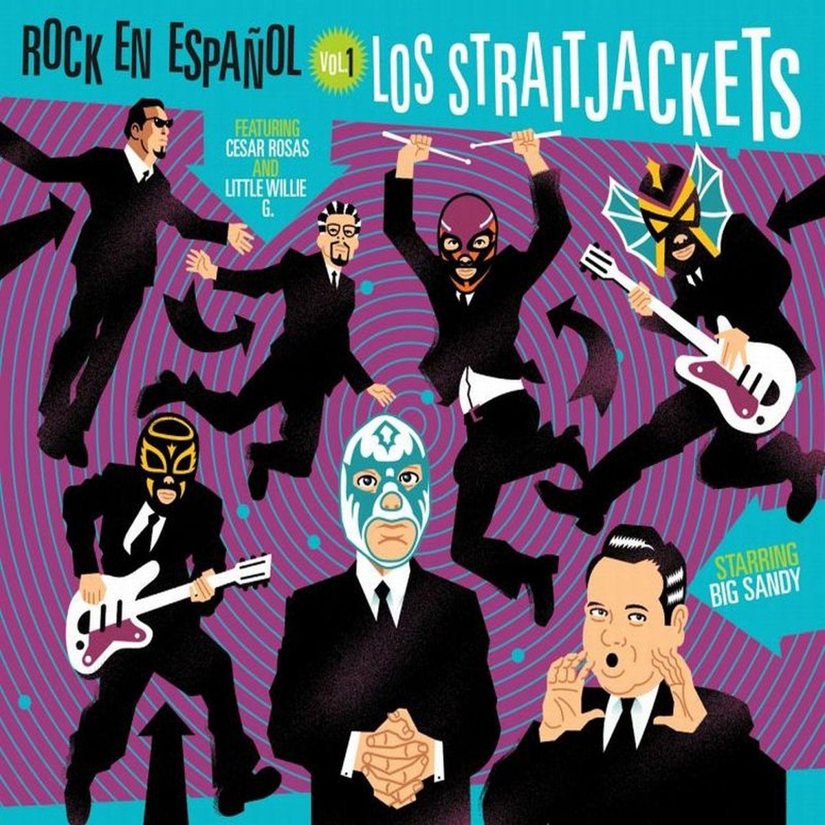 LOS STRAITJACKETS - Rock en Espa√±ol, Vol. 1 (15th ANNIVERSARY - PURPLE VINYL) - Vinyl