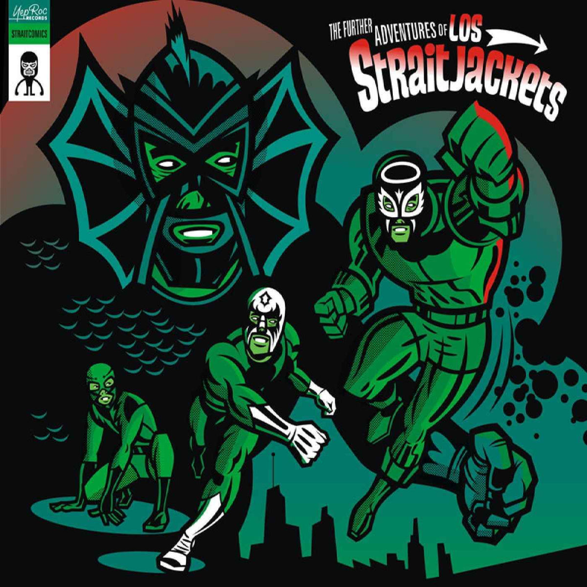 LOS STRAITJACKETS - The Further Adventures Of Los Straitjackets (Green Vinyl) - Vinyl