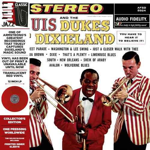 Louis Armstrong - Louis Armstrong and the Dukes of Dixieland (Colored Vinyl, Deluxe Edition, Limited Edition, Red, Remastered) - Vinyl
