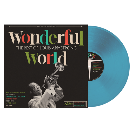 Louis Armstrong - Wonderful World: The Best Of Louis Armstrong (Limited Edition, Blue Vinyl) - Vinyl
