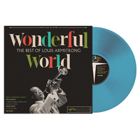 Louis Armstrong - Wonderful World: The Best Of Louis Armstrong (Limited Edition, Blue Vinyl) - Vinyl