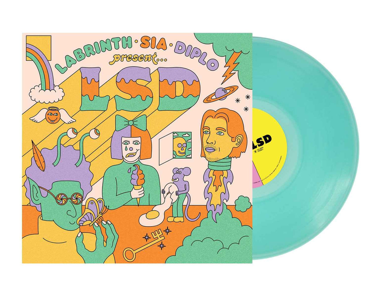 LSD Feat. Labrinth, Sia and Diplo - LSD (5th Anniversary Edition) (Colored Vinyl, Green, Anniversary Edition, Alternate Cover) - Vinyl