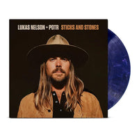 Lukas Nelson & Promise of the Real - Sticks And Stones (Indie Exclusive, Clear Vinyl, Blue, White) - Vinyl