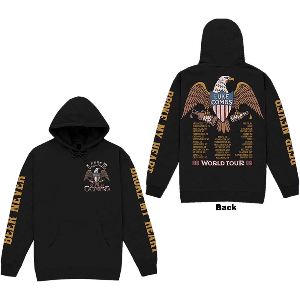 Luke Combs - Tour '23 Eagle - Sweatshirt Black