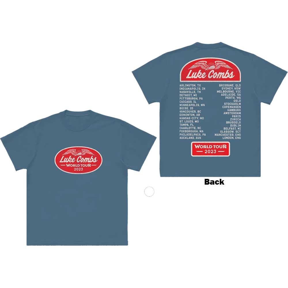 Luke Combs - Tour '23 Wings - T-Shirt Purple